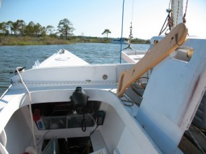 Leaving the first anchorage
