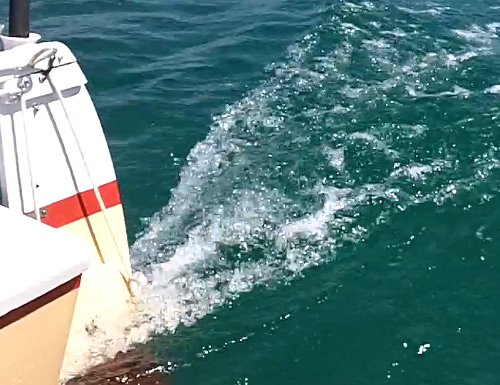rudder at speed